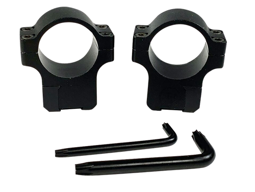 CZ-USA 40086 CZ Rings 457/455  Matte Black 1" Medium