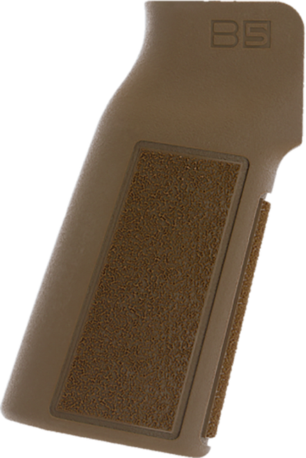 B5 Systems PGR1454 Type 22 P-Grip  Coyote Brown Aggressive Textured Polymer, Increased Vertical Grip Angle with No Backstrap, Fits AR-Platform