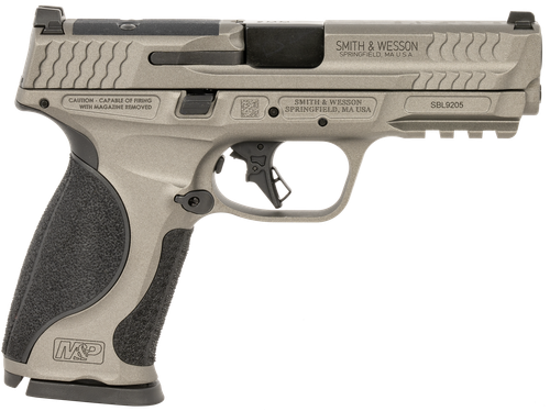 Smith & Wesson 14161 M&P M2.0  Full Size Frame 9mm Luger 10+1 4.63" Black Steel Barrel, Gray Optic Cut/Serrated Steel Slide, Gray Aluminum Frame w/Picatinny Rail, Black Polymer Grip