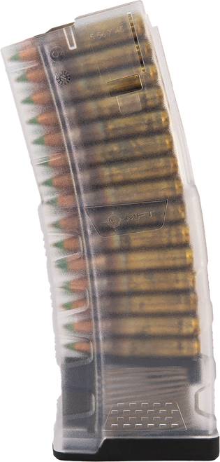 Mission First Tactical EXDPM556TC EXD  30rd 5.56 Fits AR/M4 Translucent Clear