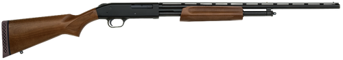 Mossberg 50104 500 All Purpose Full Size 410 Gauge Pump 3" 5+1 24" Blued Vent Rib Barrel, Blued Integral Scope Mount Steel Receiver, Fixed Hardwood Stock, Right Hand