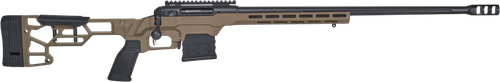 Savage Arms 57593 110 Precision 300 PRC 5+1 24", Matte Black Rec/Barrel, Flat Dark Earth Cerakote MDT LSS XL Chassis, Polymer Grip *Self timing taper aligned muzzlebrake (Short Action Calibers Only)