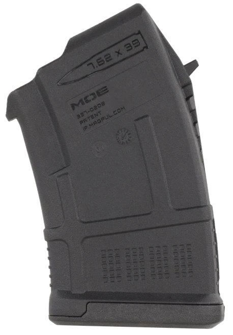 Magpul MAG657BLK PMAG MOE 10rd 7.62x39mm For AK-Platform/AKM Black Polymer