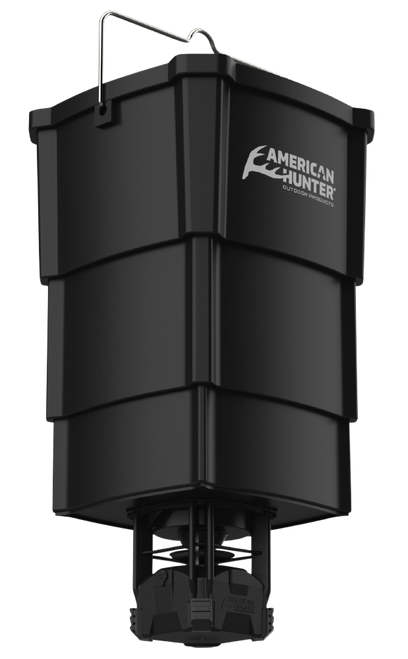 American Hunter AHNFECON Nesting Hopper w/Econ Feeder Kit Collapsible 16 Programs 1-30 Seconds Duration 5 Gallon Capacity Black