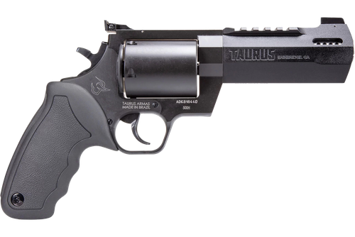 Taurus 2500051RH Raging Hunter  Large Frame 500 S&W Mag 5rd 5.12" Black Ported/Target Crown Barrel, Matte Black Oxide Cylinder, Black Steel Frame, Black Rubber Grip