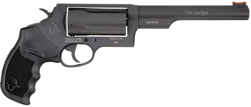 Taurus 2441061MAG Judge Magnum Compact Frame 45 Colt (LC)/410 Mag 5rd 6.50" Matte Black Oxide Steel Barrel, Cylinder & Frame, Black Finger Groove Grip, Exposed Hammer