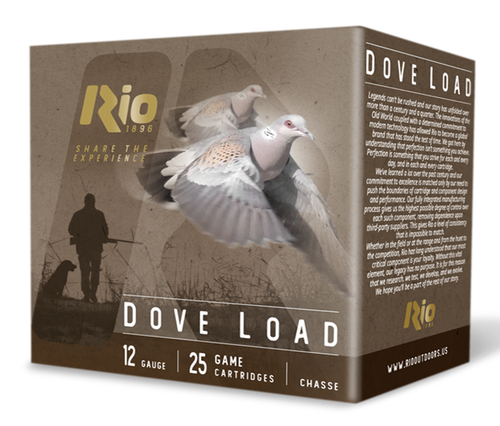 RIO RDL328     DOVE LOAD 12G  2-3/4  8       25/10