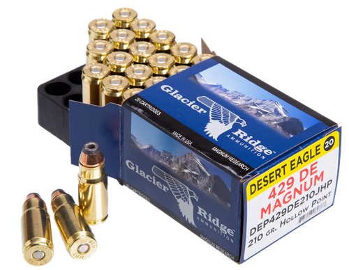 Magnum Research DEP429DE210J Desert Eagle  429DE 210gr Jacketed Hollow Point 20 Per Box/25 Case