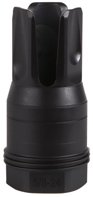Sig Sauer SL76258X2490DEGF Clutch-Lok QD Q.D. Flash Hider Black Stainless Steel with 5/8" 24 tpi Threads for 7.62mm 90 Degree Taper