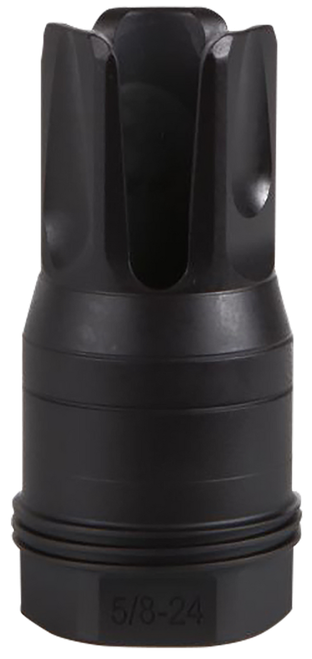 Sig Sauer SL76258X2490DEGF Clutch-Lok QD Q.D. Flash Hider Black Stainless Steel with 5/8" 24 tpi Threads for 7.62mm 90 Degree Taper