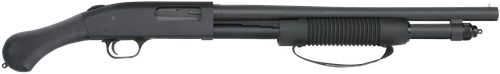 Mossberg 50639 590 Shockwave 12 Gauge Pump 3" 6+1 18.50" Matte Blued Heavy-Walled Barrel, Drilled & Tapped Matte Blued Stainless Steel Receiver, Black Raptor Birdshead Grip