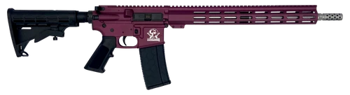 Great Lakes Firearms GL15223SSCHY AR-15  223 Wylde 16" Stainless 30+1, Black Cherry Rec, Black Stock & Grip