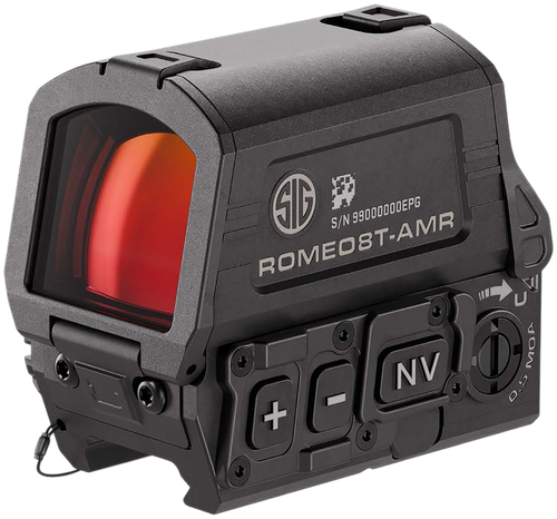 Sig Sauer Electro-Optics SOR8T101 Romeo8T AMR Matte Black 1x40mm Quad Ballistic Circle Dot 2.0 Reticle, Rifle