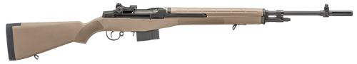 Springfield Armory MA9120 M1A Standard Issue 308 Win/7.62x51mm 10+1 22" Black Parkerized Carbon Steel Barrel, Black Parkerized Steel Receiver, Flat Dark Earth Synthetic Fixed Stock, Right Hand