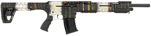 Tokarev USA 21000428 TAR SP 12 Gauge AR Style 18.50" Splatter Camo Aluminum Receiver w/Picatinny Rail, Polymer Stock, Ambidextrous