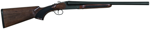 Charles Daly 930391 500 Coach 20 Gauge Break Open 3" 2rd 20" Black Side By Side Barrel, Steel Receiver, Fixed w/Pistol Grip Checkered Walnut Stock