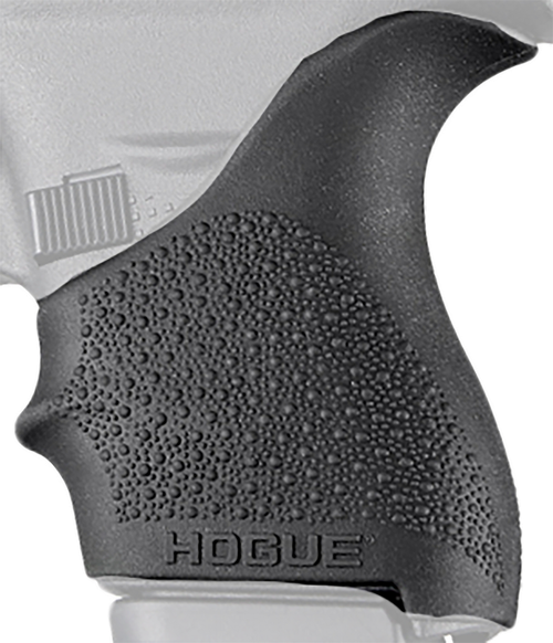 Hogue 18200 HandAll Beavertail Grip Sleeve Textured Black Rubber for Glock 42, 43