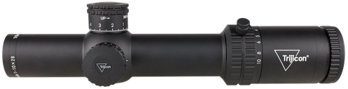 Trijicon 2900050 Credo  Matte Black 1-10x28mm, 34mm Tube Illuminated Green/Red Segmented Circle Enhanced Reticle