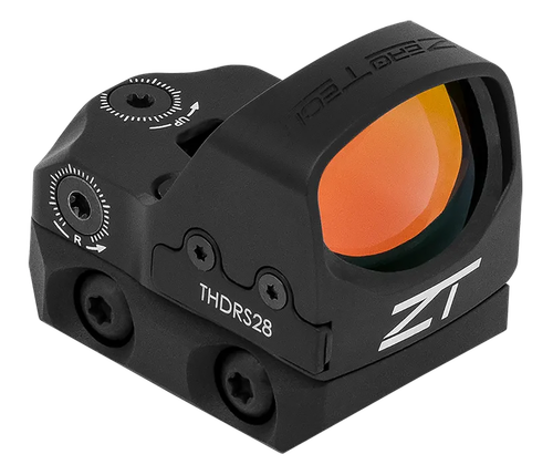 Zero Tech Optics THDRS28L Thrive HD w/Low Mount Black 1x28mmx20mm, 3 MOA Red Dot Reticle Picatinny Rail/RMR Footprint Mount