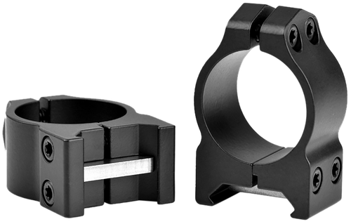 Warne 200M Vertical Rings Maxima Matte Black 1" Low 0 MOA