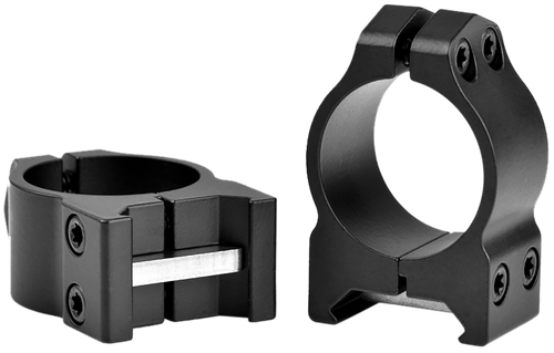 Warne 200M Vertical Rings Maxima Matte Black 1" Low 0 MOA