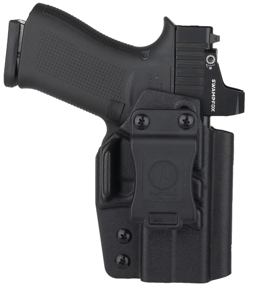 1791 Gunleather TACIWBG43XMOSBLKR Tactical  IWB Black Kydex Compatible w/ Glock 43X MOS Belt Clip Right Hand