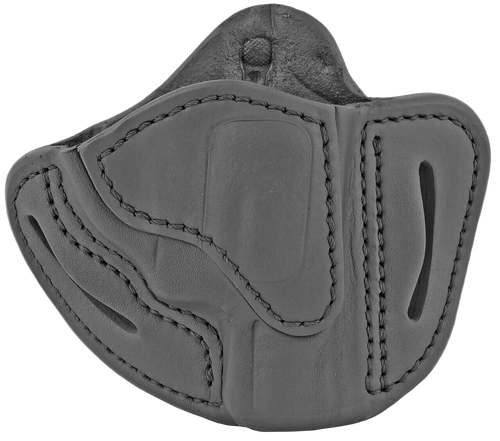 1791 Gunleather RVH1SBLR RVH1  OWB Size 01 Stealth Black Leather Belt Slide Fits S&W J Frame/Ruger LCR/S&W 38 Belt Up to 1.75" Wide Right Hand