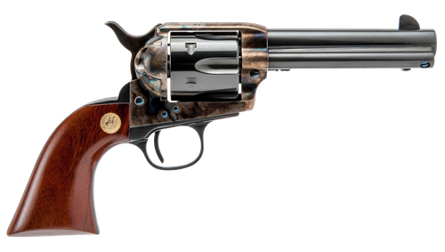 Cimarron MP400 Model P  357 Mag 38 Special 6 Shot 4.75" Blued Stainless Steel Barrel, Blued Cylinder, Color Case Hardened Steel Frame, Walnut Grip, Exposed Hammer