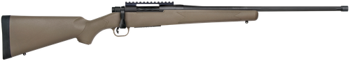 Mossberg 27874 Patriot Predator Full Size 308 Win 5+1, 22" Matte Blued Fluted/Steel Threaded Barrel, Matte Blued Steel Receiver, Flat Dark Earth Fixed Stock, Right Hand