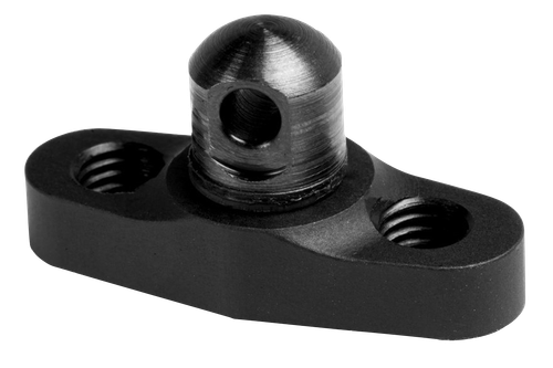 GrovTec US Inc GTSW111 Flanged Stud Mount KeyMod Black Anodized 6061 Aluminum