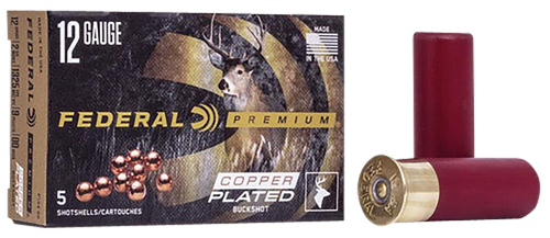 Federal P15400 Premium Magnum 12Gauge 2.75" 9Pellets 1 1/8oz 00BuckShot 5 Per Box/50 Case