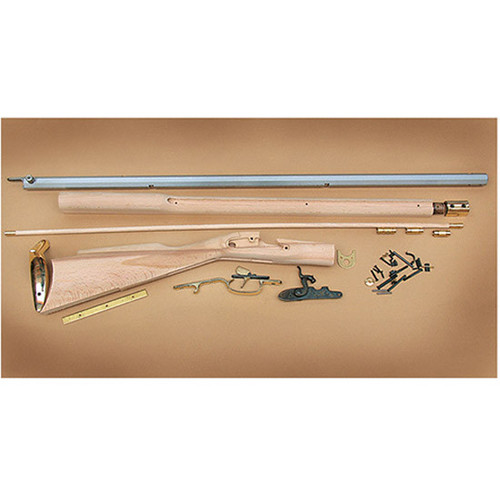 TRAD KENTUCKY RIFLE KIT 50CAL 33.5 WHITE HARDWO