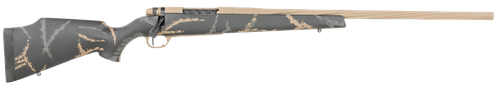 Weatherby MAM05N65CMR6B Mark V Accumark LTD 6.5 Creedmoor 4+1 22" Barrel, Burnt Bronze Cerakote Finish, Gray/Brown Accent Black Fixed Monte Carlo Stock