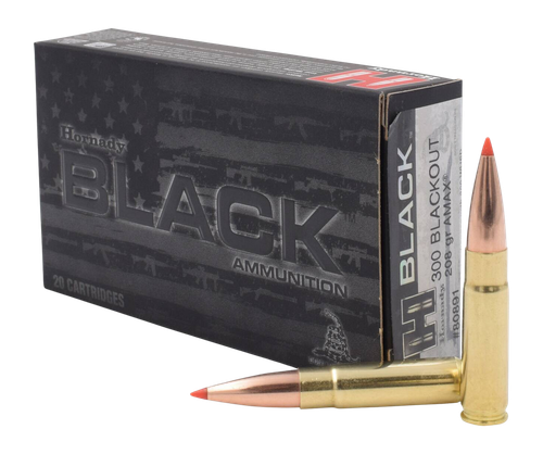 Hornady 80891 Black  300Blackout 208gr Hornady A Max 20 Per Box/10 Case