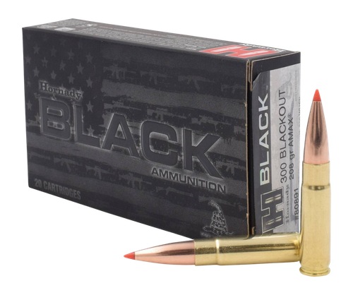 Hornady 80891 Black  300Blackout 208gr Hornady A Max 20 Per Box/10 Case