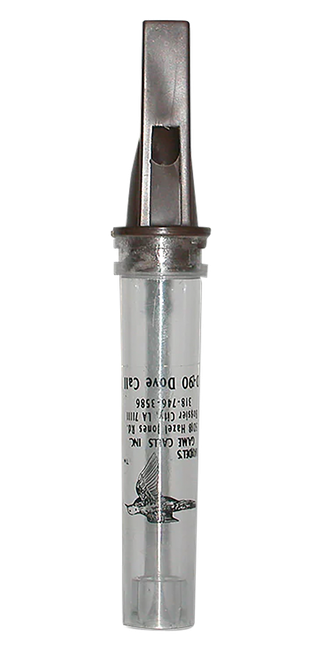 Haydel's Game Calls D90 Dove  Open Call Mourning Doves Sounds Attracts Doves Clear Acrylic