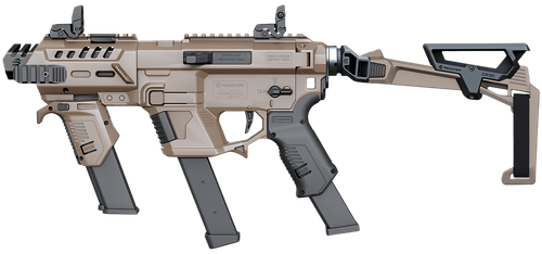Recover Tactical PIXPMGFBR02 P-IX+MG  PG9 SR20 Metal Front Guard Folding Brace Tan