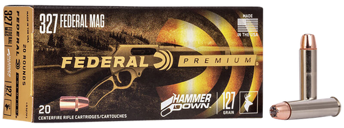 Federal LG327F1 Premium HammerDown 327FederalMag 127gr Bonded Hollow Point 20 Per Box/10 Case
