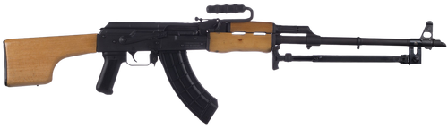 Century Arms RI4988N AES-10B RPK 7.62x39mm 30+1 21.50" Heavy Match Grade Barrel, Black Receiver, Wood Furniture, Clubfoot Style Stock, Carry Handle, Bipod