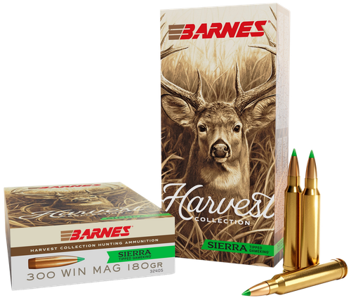 Barnes Bullets 32405  Harvest 300WinMag 180gr Sierra Tipped GameKing 20 Per Box/10 Case