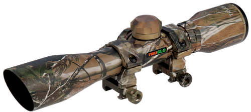 TruGlo TG8504CD Compact  Realtree APG 4x 32mm 1" Tube Diamond Reticle w/Rings