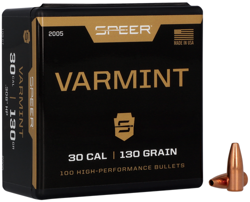 Speer 2005 Varmint  30Cal 130gr Jacketed Hollow Point 100 Per Box/5 Case