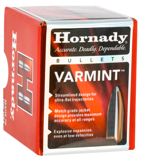 Hornady 2266 Traditional Varmint 22 Cal .224 55 gr Soft Point 100 Per Box/ 40 Case