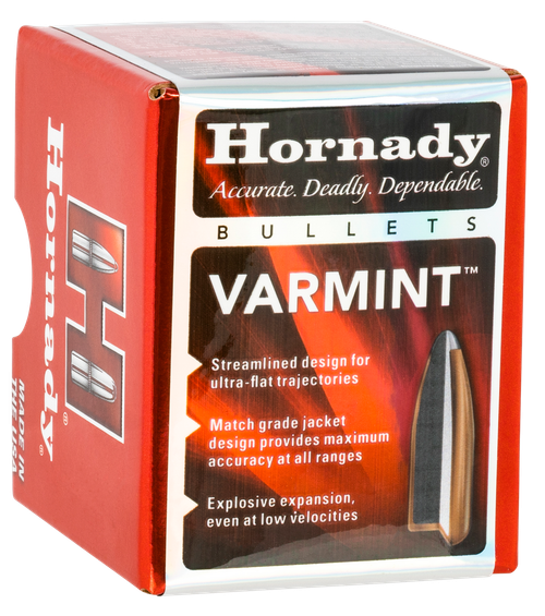 Hornady 2266 Traditional Varmint 22 Cal .224 55 gr Soft Point 100 Per Box/ 40 Case