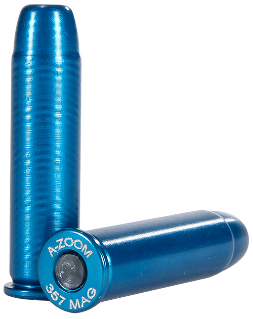A-Zoom 16319 Revolver Blue Snap Caps 357Mag 12Pack