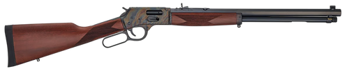 Henry H012GCCC Big Boy Side Gate Full Size 45 Colt (Long Colt) 10+1 20" Blued Octagon Barrel, Color Case Hardened Steel Drilled & Tapped Receiver, American Walnut Fixed Stock, Right Hand