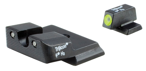 Trijicon 600721 HD Night Sights  Green/Tritium Yellow Outline Front Sight-Green Tritium Black Outline Rear Sight Smith & Wesson M&P Shield/M&P Shield Plus