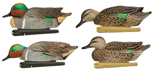 Avian X AVXAVX8081 Topflight Green Winged Teal Floating Multi-Color - 6 Pack
