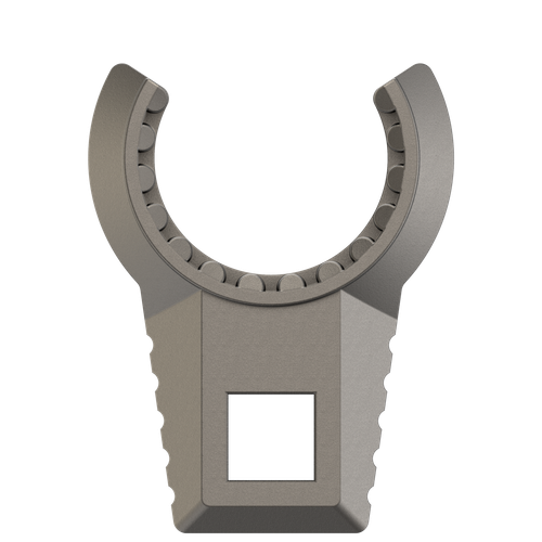 Real Avid AVMFDRBNW Master -Fit Delta Ring Barrel Nut Wrench Titanium/Stainless Steel for AR-Platform