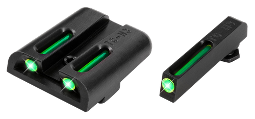 TruGlo TG131GT2 TFO  Green/Tritium/Fiber Optic Front Sight-Green/Tritium/Fiber Optic Rear Sight Glock 20/21